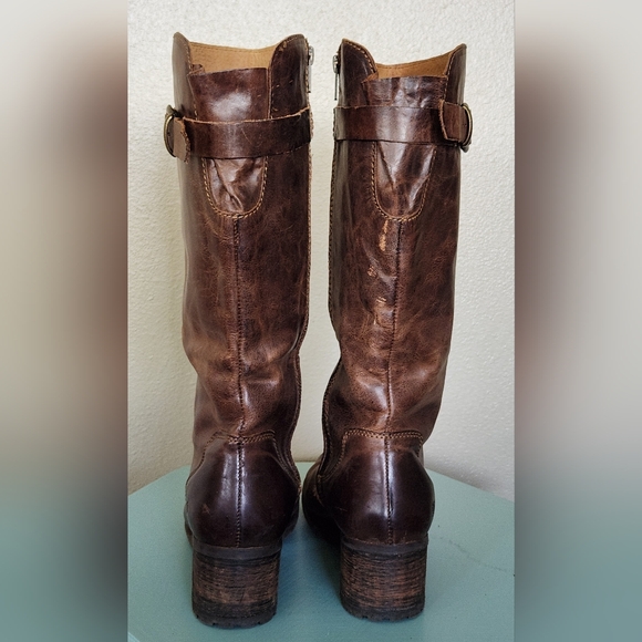 Born Brown Heeled Boots - Picture 3 of 11